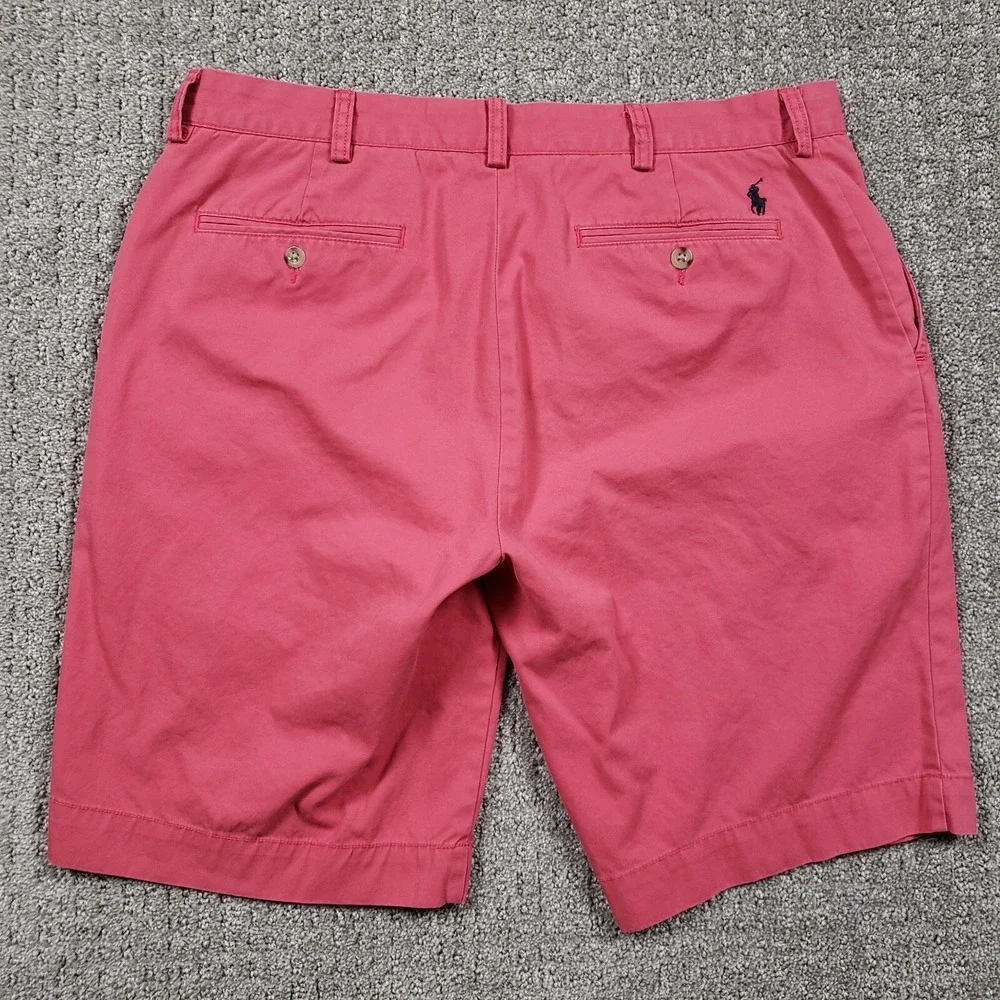 Polo Ralph Lauren Shorts Mens 36 Pink Chino Cotton 11